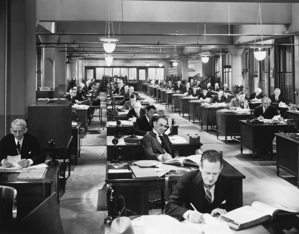 The Open Plan Office (and the Drafting Room)Why Do They Thrive?